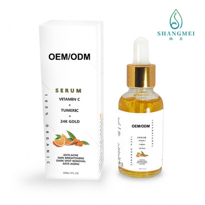 24k Organic Skin Revitalizer Vitamin C Tumeric Face Serum Untuk Kulit Normal Dan Campuran